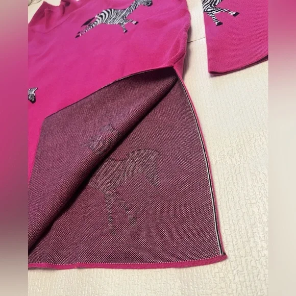 Shop The Mint Pink Zebra Print Sweater
Size Small - Picture 3 of 7